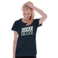 thumbnail image 3 of Goal Digger Overachiever Funny Womens Fitted Plus Size Graphic Tee Brisco Brands 3X, 3 of 5