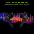 thumbnail image 5 of Hypercel 15524-HYP HyperGear CobraStrike True Wireless Gaming Earbuds with No Lag Audio (15524-HYP) Black, 5 of 12