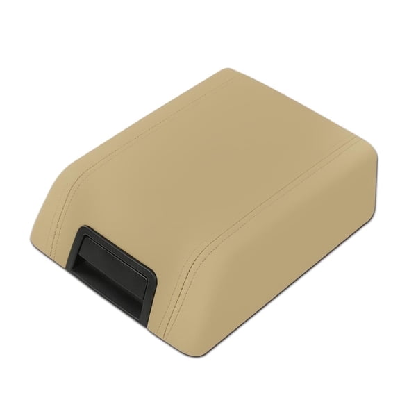 CROSSDESIGN Beige Center Console Arm Rest Lid Cover Pad Fit for 2004-2008 Ford F-150