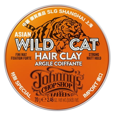 Johnny's Chop Shop Wild Cat Hair Clay 2.46 oz (Best Mens Hair Clay)