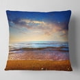 thumbnail image 2 of Designart 18" x 18" Blue Polyester Throw Pillow, 2 of 5