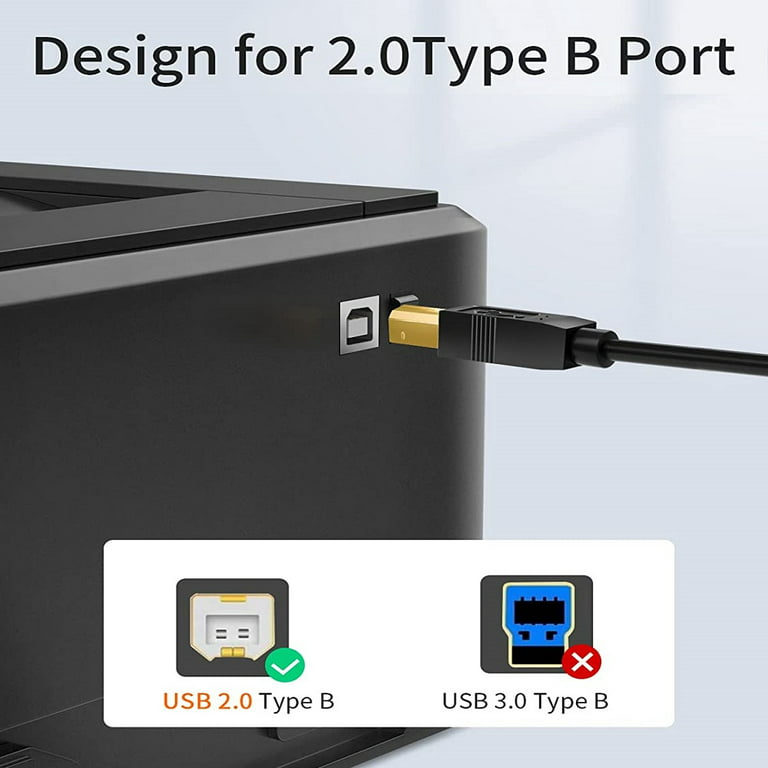 Cable Impresora Usb 2.0 - 5 Metros — Central Shop