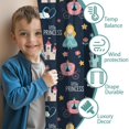 thumbnail image 3 of Blackout Kids Curtains,Dark Blue Princess Castle Pattern Childrens Insulated Curtains Set Of 2,Bedroom Essentials,Toddler Room Decor 42"x63", 3 of 5