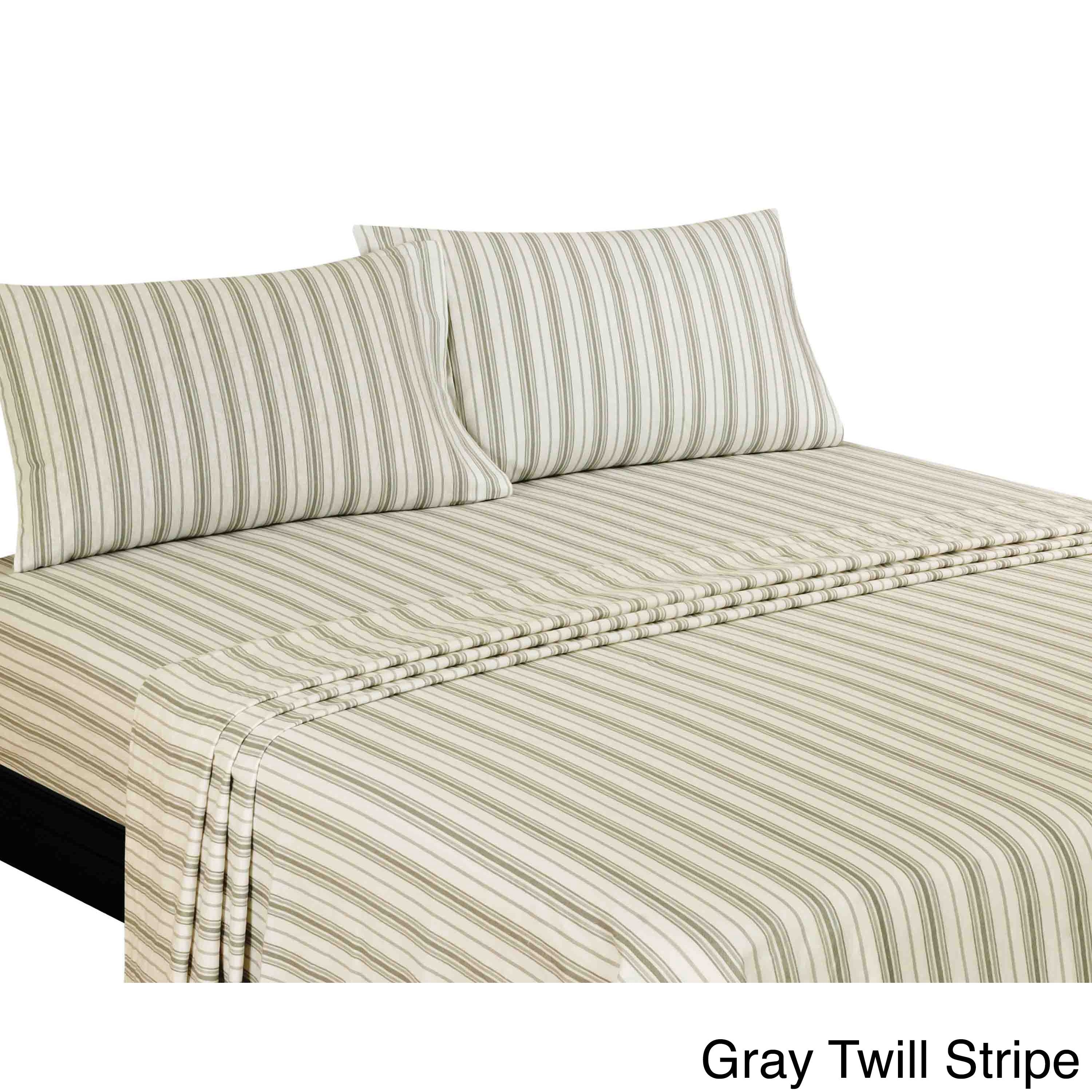 American Homes and Textiles Wilshire Hill Luxurious Cotton Flannel Bed