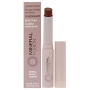 Mineral Fusion Nourishing Lipstick Butter Pomegranate, Deep Red, 0.06 oz, Vivid, Long-Lasting