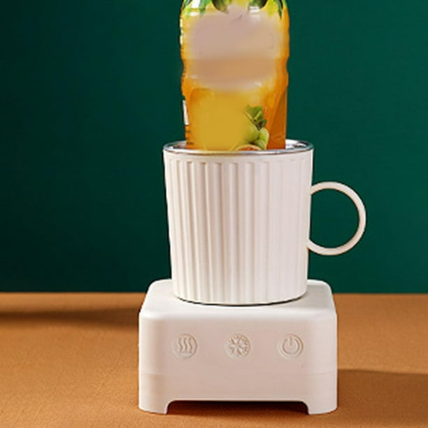 Enfriador de bebidas Macarena eléctrico 400ml para coche escritorio Máquina para hacer hielo