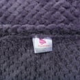 thumbnail image 5 of PiccoCasa Soft Microfiber Plush Flannel Blanket Luxury Bed Blanket, Grape Purple Queen (78"x90"), 5 of 7