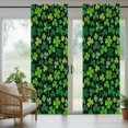thumbnail image 5 of Outdoor Curtains for Patio Waterproof, Saint Patrick's Day Outdoor Privacy Panels Grommet, Spring Farmhouse Botanical Clovers Blackout Outside Curtains for Porch/Cabana 54"x108", 2 Panels, 5 of 8