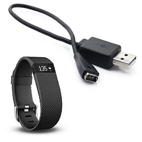 USB Charger Charging Cable Cord for Fitbit HR Heart Rate Fitness Tracker Wristband