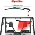 thumbnail image 4 of YWC-UTV Kit d'Essuie-glace Manuel à Main Compatible avec Polaris Ranger RZR Can Am Maverick X3 Commander Defender Pioneer Golf Cart, 4 of 4