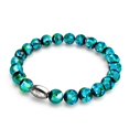 thumbnail image 1 of Green Astra | .925 Sterling Silver | Solar Glass Bracelet, 1 of 8