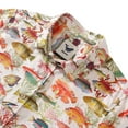 thumbnail image 2 of YIUME Women's Hawaiian Shirt Sea Ocean Fish Print Cotton Button-down Short Sleeve, 2 of 7