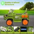thumbnail image 7 of Shininglove 6V Toddlers Electric Ride-on Toy Car with Radar Rocket Sound, Flash Lights, Music & USB, 7 of 7