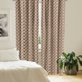 thumbnail image 3 of Ambesonne Cow Print Window Curtains, Cattle Skin with Spot, Each 28" W x 95" L, Pale Yellow Brown, 3 of 5