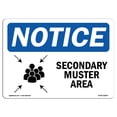 thumbnail image 1 of SignMission OS-NS-A-1218-L-18266 Panneau d'Avis OSHA 12 x 18 Po - Zone de Rassemblement Secondaire, 1 of 1