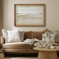 thumbnail image 3 of IDEA4WALL Premium Frame Wall Art Sandy Beach Coastal Landscape Print Impressionism Nature Wilderness Countryside Wall Decor Rustic Famous Fine Art for Bedroom, Office - 26"x36" Natural, 3 of 5