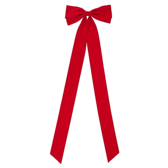 Red Velvet Decorative Christmas Bow, 40", by Holiday Time