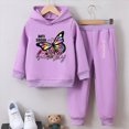 thumbnail image 2 of Kaprioy Baby Girl Fall Winter Clothes Fall Baby Girls Clothes Toddler Clothes Baby Outfits Hoodie Pants Set Fall Winter Clothing, 2 of 9