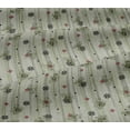 thumbnail image 4 of oneOone Cotton Jersey Mint Green Fabric Floral & Texture Sewing Material Print Fabric By The Yard 58 Inch Wide, 4 of 4