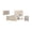 White, variant on Taran Designs Monte 3-piece Floral Carved Solid Wood Bedroom Set in Black