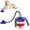 Navy blue, variant on Dog Toys Dog Chew Toys for Aggressive chewers, Puppy Dog Training Treats Teething Rope Toys for Boredom Dog Puzzle Treat Food Dispensing Ball Toys for Puppies Teething (Blue)