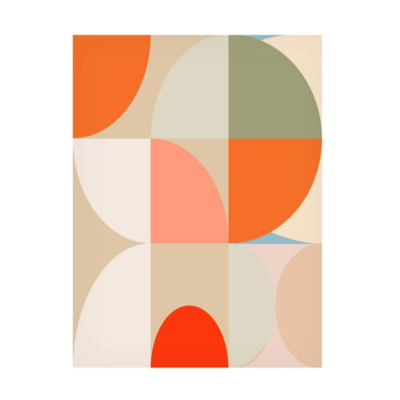 Trademark Fine Art Ana Rut Bre Mid Century Pastel 12 Canvas Wall Art