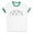 White/Kelly Green, variant on Skyline India Ringer Tee Shirt Unisex Small White/Red