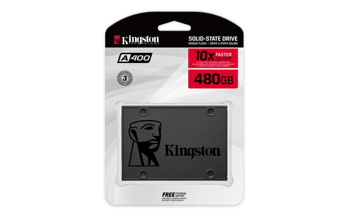 Kingston KINGSTON  HARD DISK SSD STATO SOLIDO 2,5 480GB SA400S37/480G SATA 6Gb/s 
