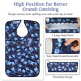 thumbnail image 4 of 4Pack Adjustable Adult Bibs, Adult Bibs with Crumb Catcher, Waterproof Washable Adult Clothing Protectors, Reusable Feeding Bib for Women Men Elderly Seniors, 29.3"*17.3", 4 of 7