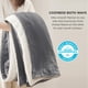 thumbnail image 4 of Manta Bedsure Sherpa de forro polar, tamaño king, 274 x 228 cm, color gris, 4 of 7