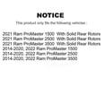 thumbnail image 2 of Transit Auto Front Disc Brake Rotors and Semi-Metallic Pads Kit for Car Ram ProMaster 2500 3500 1500 K8A-104244, 2 of 11