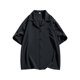 thumbnail image 2 of pstuiky Mangas cortas para hombre, Sudadera con capucha de manga corta para hombre, estilo casual, holgada, con botones y manga corta camisetas de hombre xxl, 2 of 6