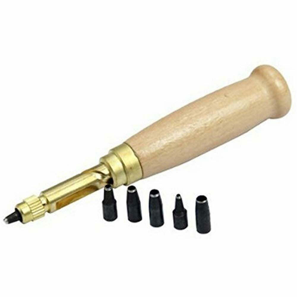 Adjustable Screw Hole Punch Bookbinding Tool, Paper Punch, Craft Punches, 6 Tip