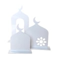 thumbnail image 1 of 3x Decoraciones acrílicas Ramadán Ornamento de escritorio plano Decoración decorativa Obra de arte 2D Eid Mubarak Decoración para mesa de comedor 15x10cm 11x10cm, 1 of 8