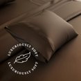 thumbnail image 2 of Cosy House Collection Ultra Soft Luxury Standard Size Pillow Cases - Chocolate Pillowcase Set of 2 - Cooling & Breathable, 2 of 6