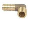 thumbnail image 3 of Conector de manguera de latón de 90 grados con rosca BSP de 1/4 y diámetro de tubo de 10 mm, 2 piezas, 3 of 3