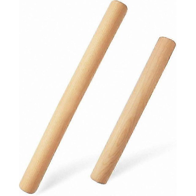 Beech Wood Rolling Pin for Fondant and Pizza - Premium Pastry Tool