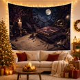 thumbnail image 3 of Nocturnal Scholarly Still with Life Framed Around, Adventurous Vintage for Nautical Decor Lovers, Wall Decor, Mother'S Day Gift, Tapestry Wall Hanging for Dorm and Living Room, 3 of 7