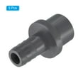 thumbnail image 3 of Unique Bargains UPVC Reducer Pipe Fitting 20mm OD 13mm Barbed, 5 Pack Straight Coupling Adapter Connector, Grey, 3 of 5