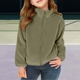 thumbnail image 2 of FDDMis Girls Faux Fur Jacket Kids Jackets Girls Size 10-12 Waterproof Rain Jacket Boys Tops Childrens Clothes Boys 1 Year Old Clothes Girl Toddler, 7-8 Years, 2 of 7