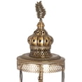 thumbnail image 5 of DEMMEX 3 Big Globes XL Magnificent Handmade Turkish Moroccan Mosaic Tiffany Style Table Desk Bedside Lamp Lampshade Exotic Night Accent Light for North American Use, 31" Height (Amber-Brown), 5 of 5