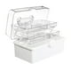 thumbnail image 1 of Caja de almacenamiento de medicamentos, caja médica vacía, botiquín de primeros auxilios multifuncional, organizador para manualidades, costura,, 1 of 9