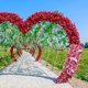 thumbnail image 4 of Paneles de flores Camino de mesa de flores artificiales Hilera de flores Arreglos florales para Rosa roja, 4 of 8