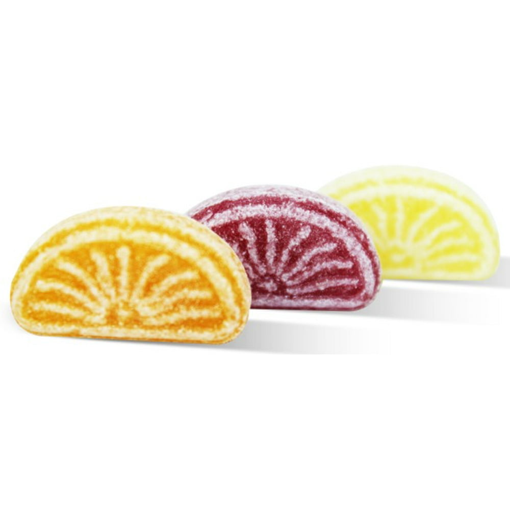 Hermann the German, German Orange & Lemon Slices Sanded Hard Candy (3