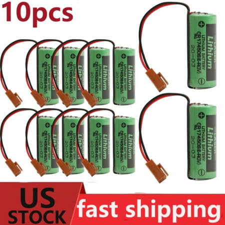 10x FANUC BATTERY A98L-0031-0012 for SANYO CR17450SE-R 3V PLC INDUSTRIAL BATTERY US STOCK