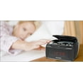 SYLVANIA SCR4986 USBCharging CD Dual Alarm Clock Radio