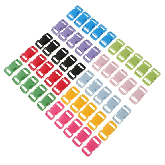 50 Pcs Dog Collar Clip Luggage Buckle Adjustment Buckle Belt Buckle 3x1.5x0.3cm