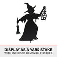 thumbnail image 6 of Haunted Hill Farm Witch Iron Halloween Silhouette Yard or Wall Décor, 6 of 11