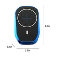 thumbnail image 3 of Blasgw 15W Car-shaped Car Magnetic Wireless Charger Magnetic Bracket Compact High Temperature Resistance Blue, 3 of 6