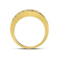 thumbnail image 4 of FB Jewels 14kt Yellow Gold Womens Round Diamond Wedding Channel Set Band 1/2 Cttw Size 9, 4 of 4